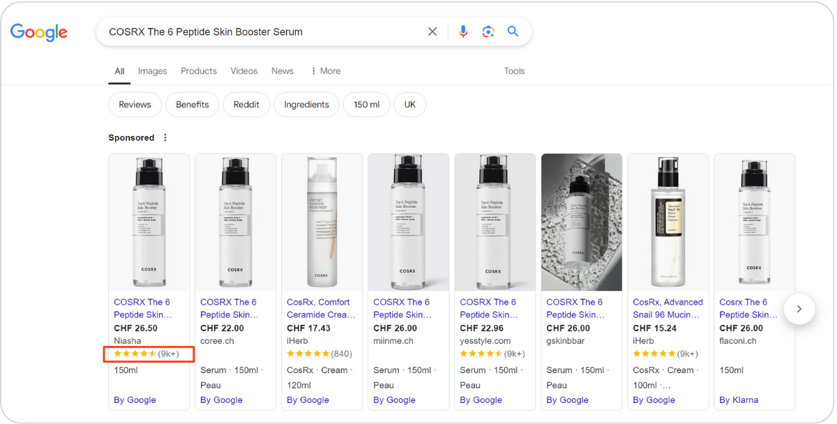 Item issues screenshot